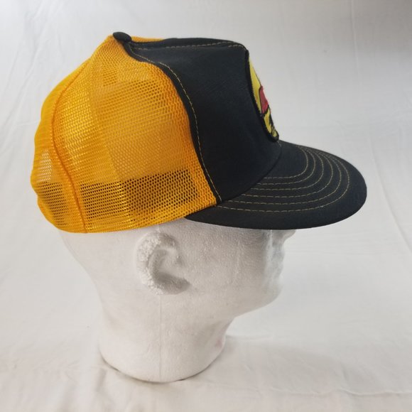 ALERT OIL WELL FIRE Cap Trucker Hat Snapback Baseb - Picture 4 of 8
